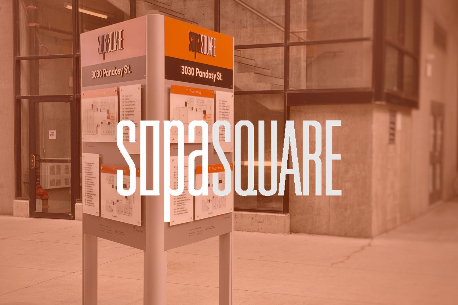 Wayfinding for a large commercial building