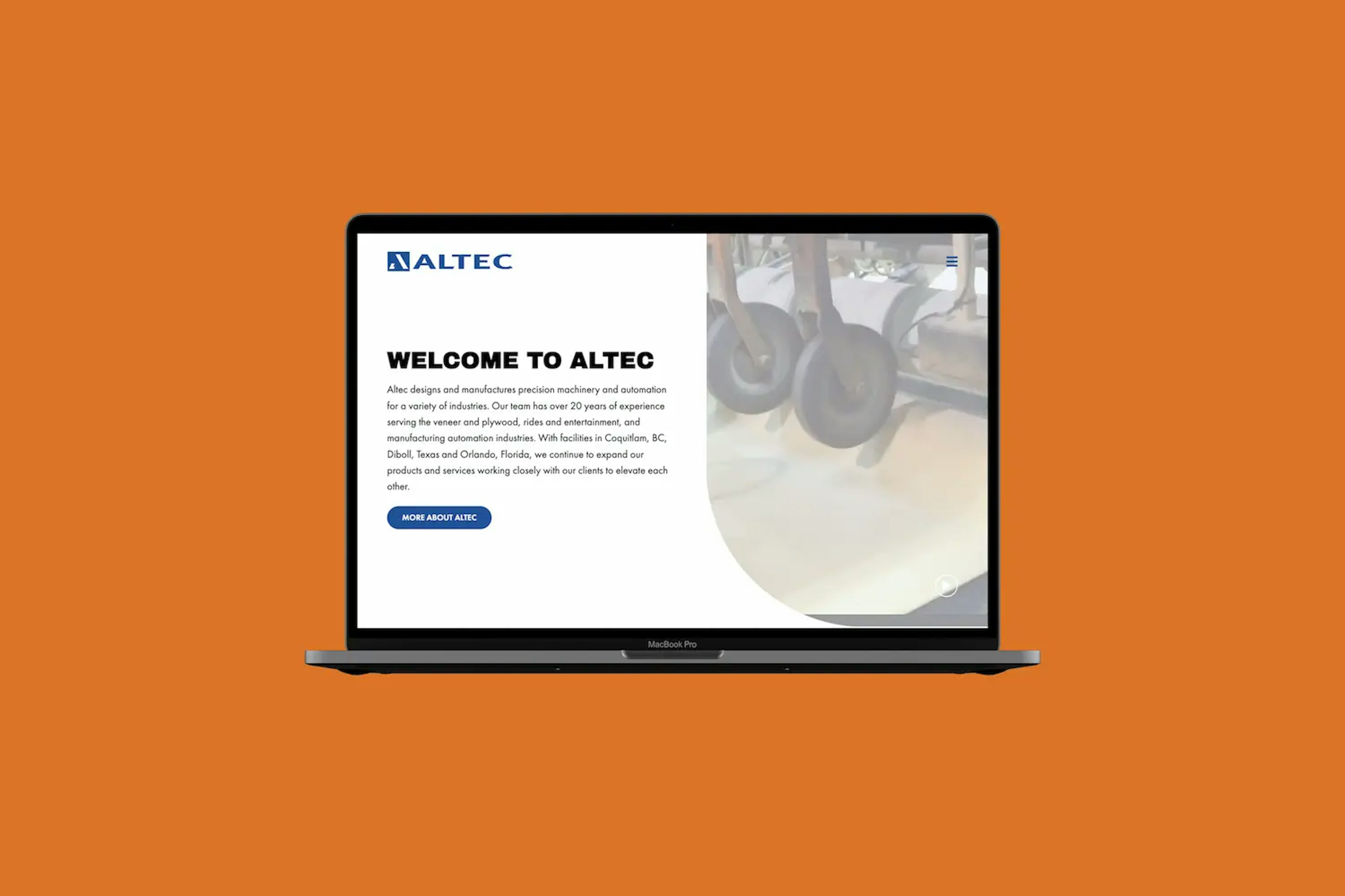 Web design that reflects the many faces of Altec